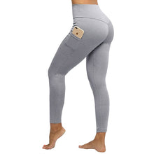 Load image into Gallery viewer, Solid Fitness Push Up Women Workout Leggings High Waist with Pockets
