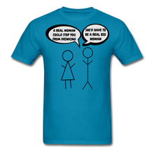 Load image into Gallery viewer, Hanes Adult Tagless T-Shirt - turquoise