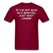 Load image into Gallery viewer, Adult T-Shirt - burgundy