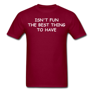 Adult T-Shirt - burgundy