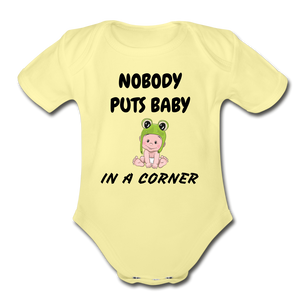 Baby Onesie - washed yellow