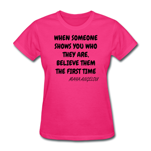 Ladies T-Shirt - fuchsia