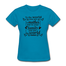 Load image into Gallery viewer, Ladies T-Shirt - turquoise