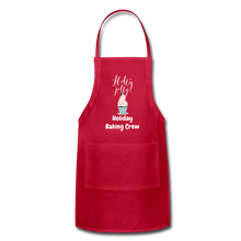 Load image into Gallery viewer, Adjustable Holiday Apron - red