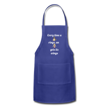 Load image into Gallery viewer, Adjustable Holiday Apron - royal blue