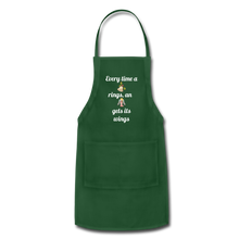 Load image into Gallery viewer, Adjustable Holiday Apron - forest green