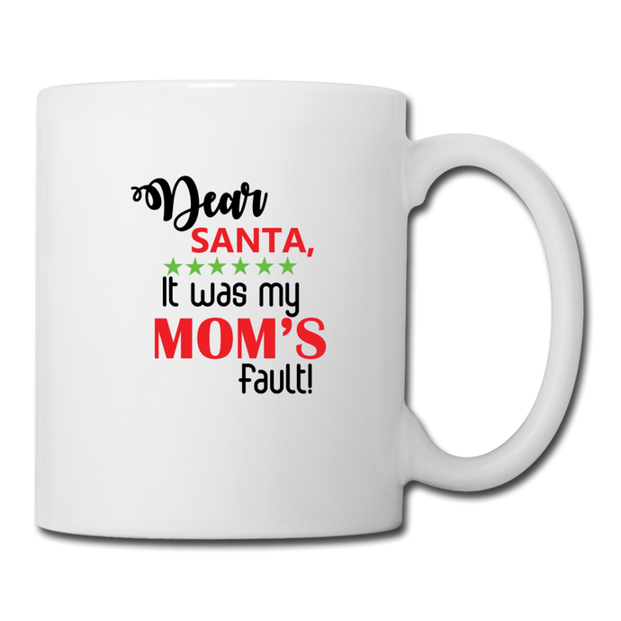 Holiday Coffee/Tea Mug Mom - white