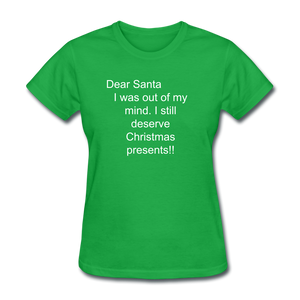 Holiday Women's T-Shirt - bright green