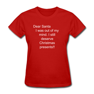Holiday Women's T-Shirt - red