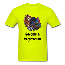 Load image into Gallery viewer, Adult T-Shirt - safety green