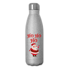Load image into Gallery viewer, Insulated Stainless Steel Water Bottle - silver glitter